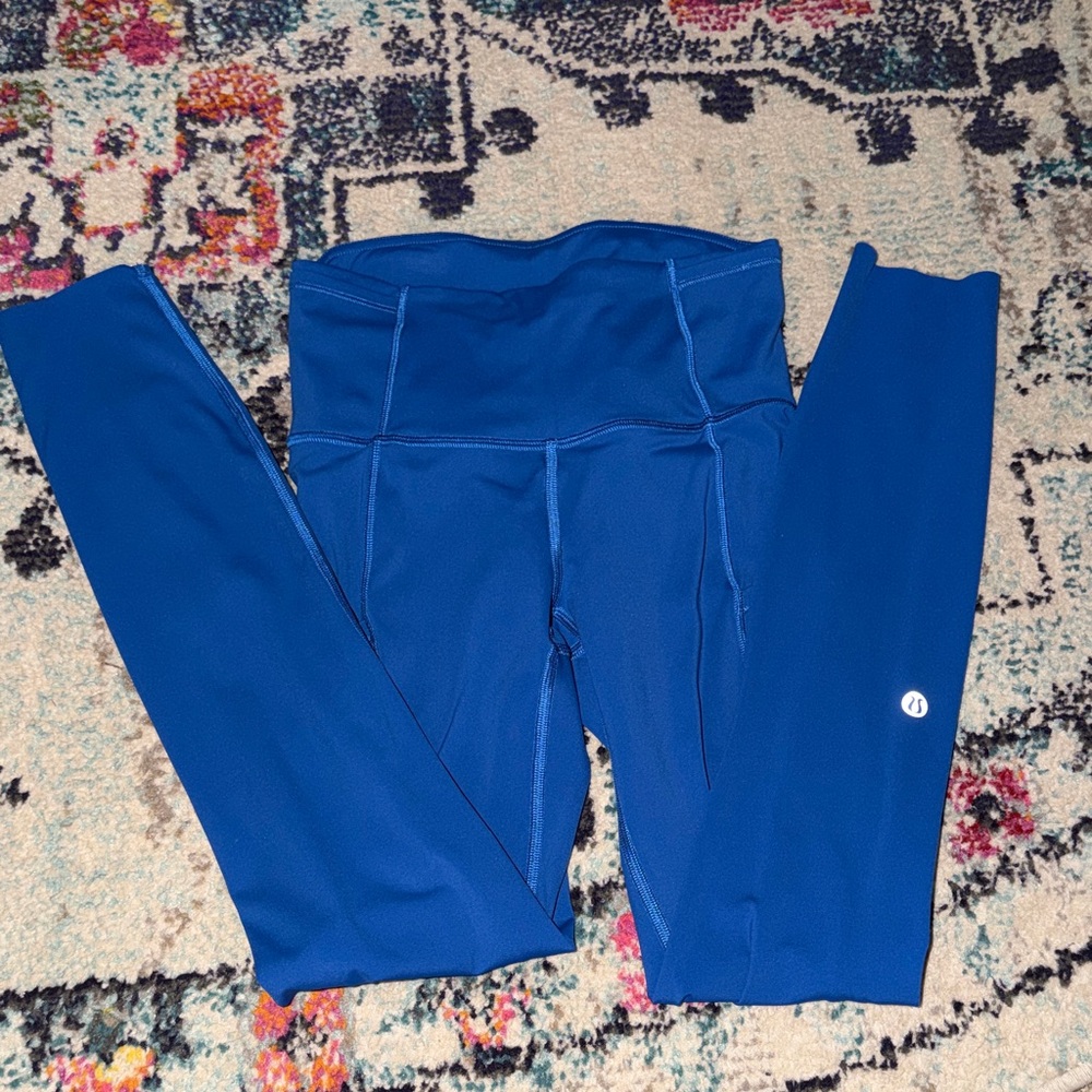 lululemon athletica Blue Leggings